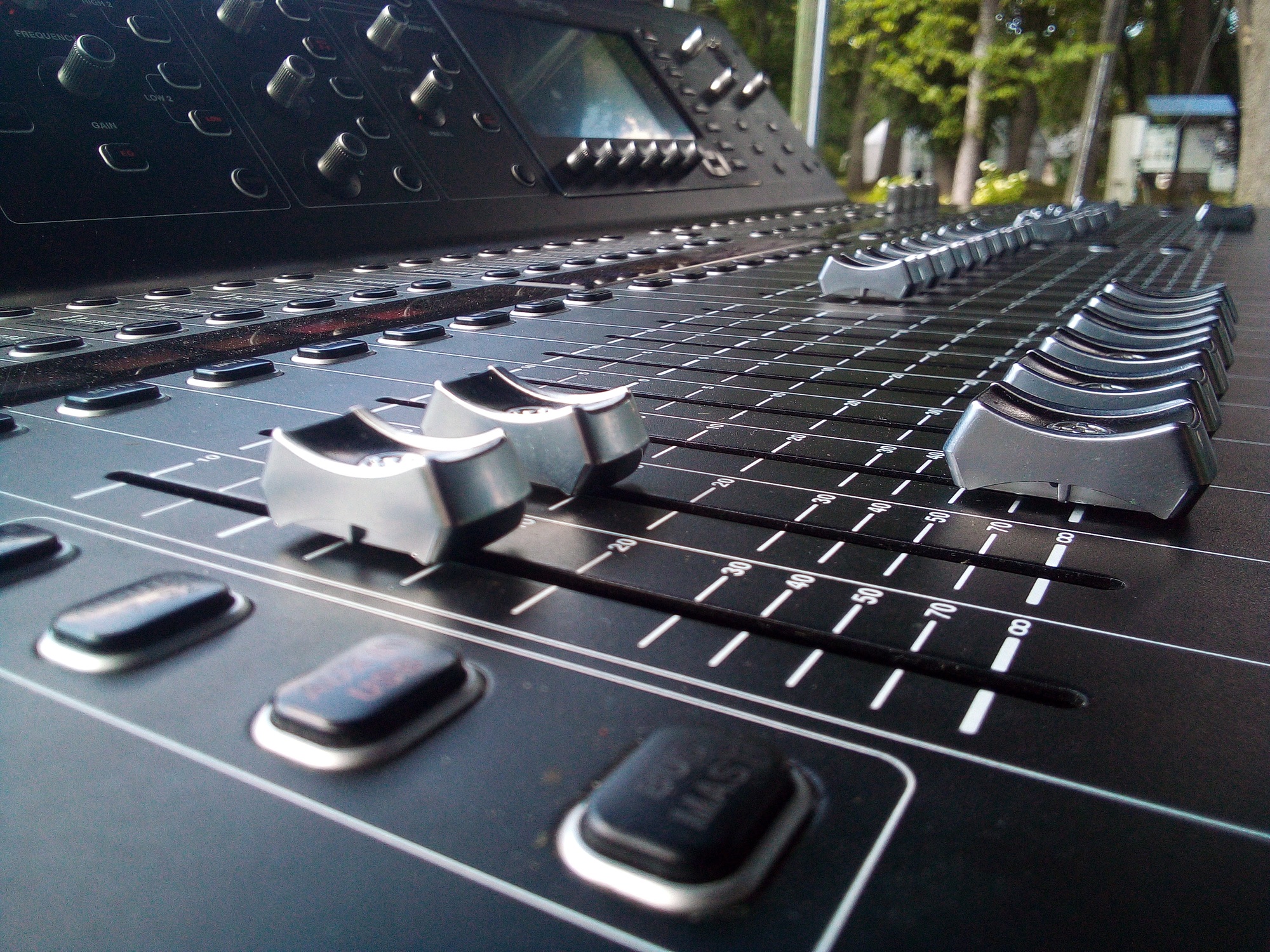 Professional sound engineer console